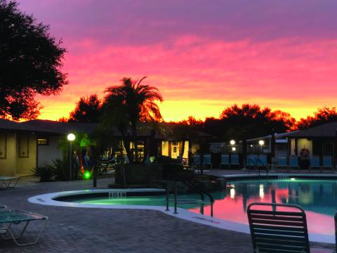 Sunset at Cypress Cove