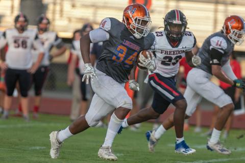 Harmony High running back Tyler Emans