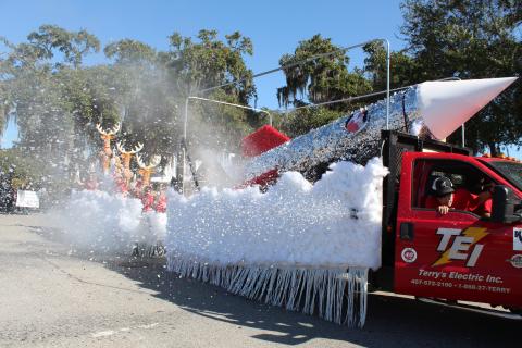 Congratulations to Terry's Electric, the winner of the float contest!
