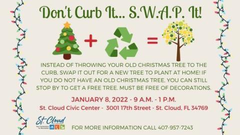 Don’t curb your Christmas tree – SWAP it!