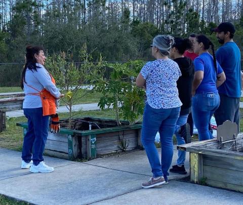 Love Makes Me Grows' nine-week program includes experts who educate families on how to create and maintain their own food garden.