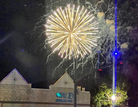 Everyone from Kissimmee came together with family and friends to watch a full display of fireworks to celebrate the beauty of our country.