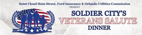 Solider City’s Veterans Salute Dinner will be held Friday at the St. Cloud Senior Center. 
