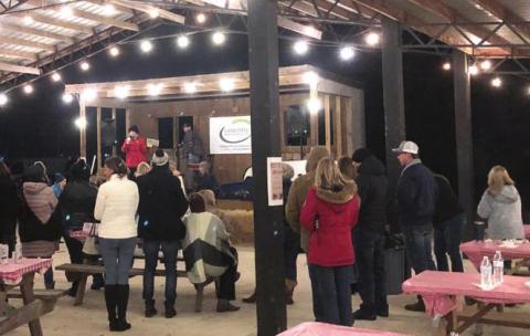 Attendees of last year's Redneck Gala braved chilly temperatures to enjoy a good time. FILE PHOTO