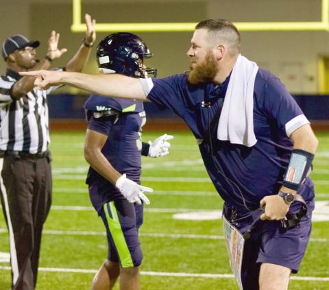 New Celebration football coach Jed Ebersole comes from Lake Buena Vista High, where he coached an improved defense last year. PHOTO/LAKE BUENA VISTA HIGH