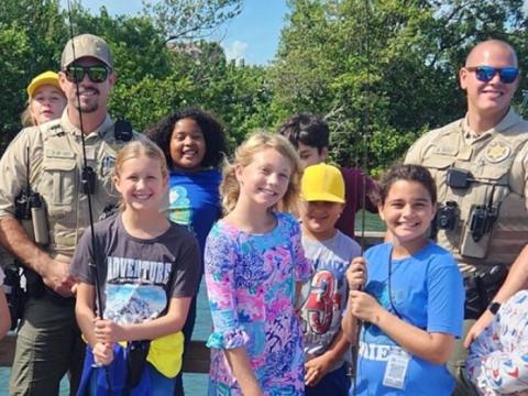 The annual FWC School Fishing Club Program educational program focuses on teaching youth anglers about best fishing practices to help ensure the future of fishing in Florida. PHOTO/FWC