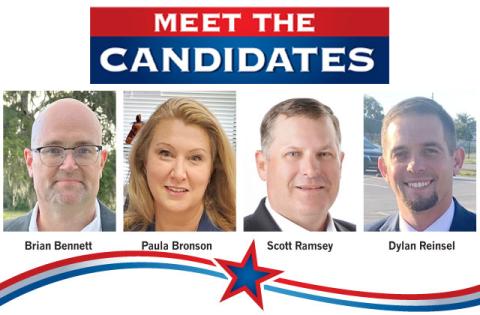 Four candidates are running for District 5 School Board seat