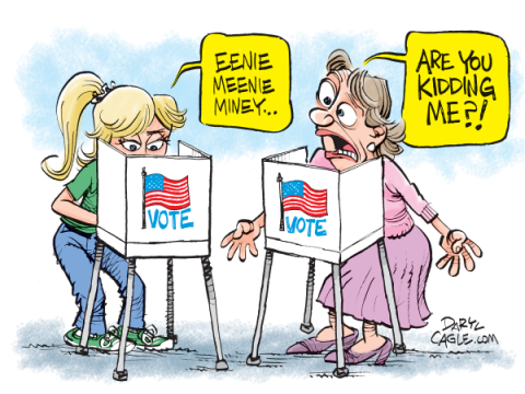 As of Sunday, you have two opportunities left to vote: early voting Sunday until 8 p.m., and Election Day voting at your local precinct from 7 a.m. to 7 p.m.