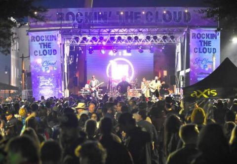 Rockin' the Cloud is the city's annual New Year's Eve celebration in downtown St. Cloud. FILE PHOTO