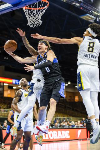 Mac McClung scored an Osceola Magic playoff franchise-high 39 points in Thursday's win. PHOTO/TAYOR MCFEE