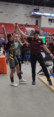 Mikey Ziss’ two individual state championships gave him six for his career, tying Osceola High’s Brett Williams for the most in county history.  PHOTO/ST. CLOUD HIGH SCHOOL