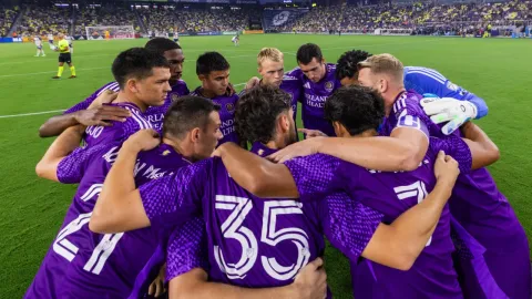 Orlando City, despite a 5-1 loss Saturday in Nashville, is playing for hardware Wednesday in Miami against Inter Miami in the Leagues Cup semifinal. (Photo/Orlando City)