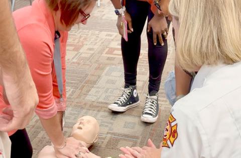 Rep. Paula Stark’s “Build-a-Bill” program was the impetus for the St. Cloud Fire Rescue hands-only CPR training program. (Photo/Debbie Daniel)