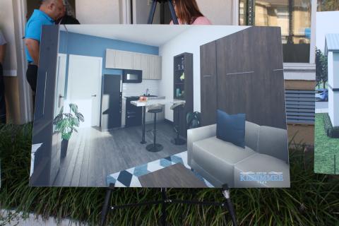 Former Motel 8 rooms on Vine Street will look like these updated studio apartments once Haven on Vine renovations complete at the end of the year. (Photo/Christine Pike)