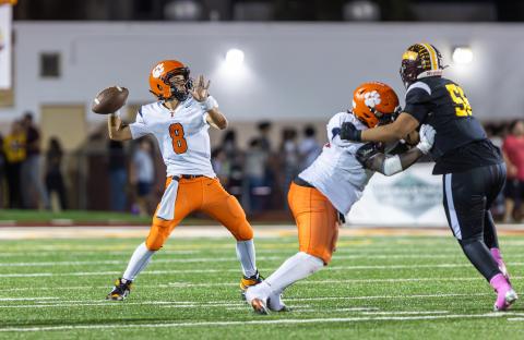 Tohopekaliga senior quarterback Sabby Meassick will get one more game in a Tigers uniform when THS hosts Gateway in a postseason bowl game Wednesday at 6:30 p.m. (Photo/Taylor McFee)