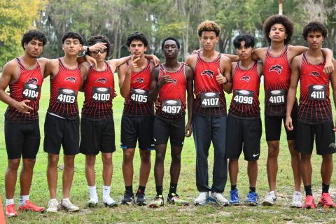 The Gateway Panthers boys cross country team will compete in its second straight Class 3A state meet. (Photo/Matt Distler)