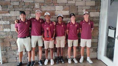 The Region 2 runner-up St. Cloud Bulldogs are headed to the FHSAA Class 3A state golf tournament next week after shooting a 283 team score Tuesday at Royal St. Cloud. (Photo/J. Daniel Pearson)