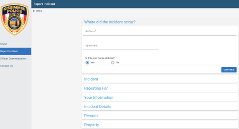 The Kissimmee Police Department has launched the Online Reporting System system that will allow residents to report non-violent crimes to KPD online.