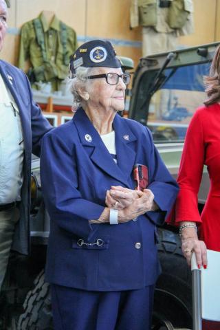 Dorothy Jean "Pat" Rudd of St. Cloud, one of the last remaining World War II veterans, passed away Tuesday at the age of 104. (Photo/Rep. Paula Stark)