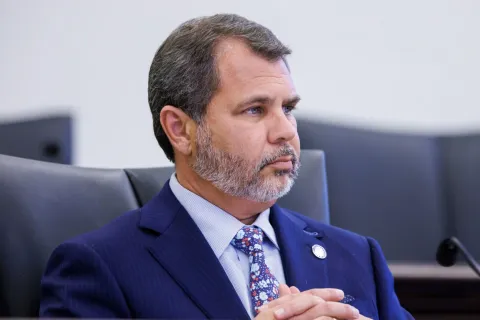 Sen. Tom Leek, R-Ormond Beach, filed a proposed "Artificial Intelligence Bill of Rights" on Monday.  (Photo/Colin Hackley, NSF File)