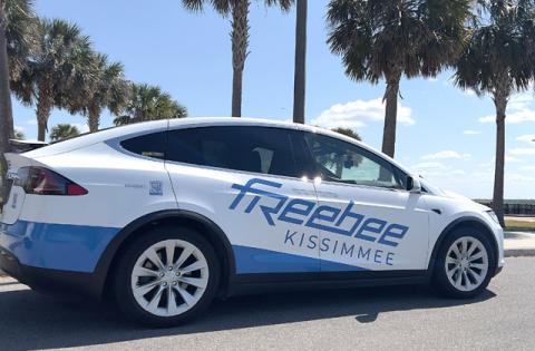 The City of Kissimmee has approved an extension of its contract with Freebee, a company that provides free on-demand, “last-mile” shuttle service to downtown, medical and academic locations. (Photo/City of Kissimmee)