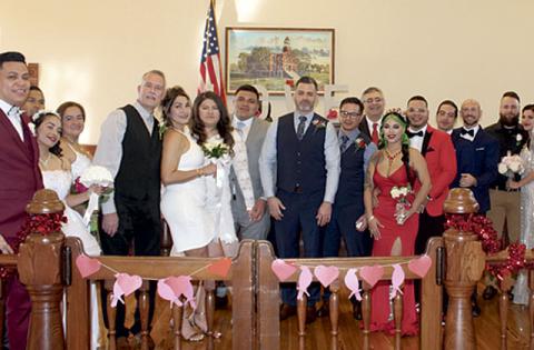 The Valentine’s Day wedding ceremony has been a hit with couples—who will never forget their anniversary—in years past with the Osceola County Clerk of Court’s office. (File Photo)