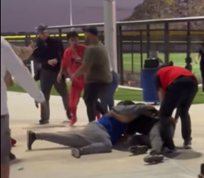 Winter Haven Police body camera footage captured a fight they say involved a 21-year-old umpire, his father and three Kissimmee residents that included a player, his father and a coach in a travel ball tournament game at the Chain of Lakes complex. (Photo/Winter Haven Police)
