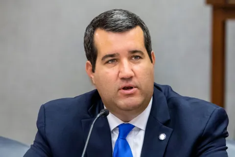 House Majority Leader Tyler Sirois, R-Merrit Island, is sponsoring a bill to lower the minimum age for purchasing rifles and other long guns. (Photo Colin Hackley/News Service of Florida)
