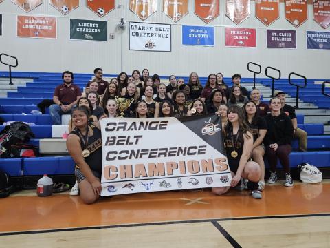 St. Cloud used its incredible team depth to again claim the Orange Belt Conference championship. (Photo/St. Cloud High School) 