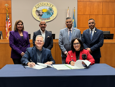 The City of Kissimmee has signed and approve an agreement with a Puerto Rican non-profit to bolster economic and commercial ties between the city and the island. (Photo/City of Kissimmee)