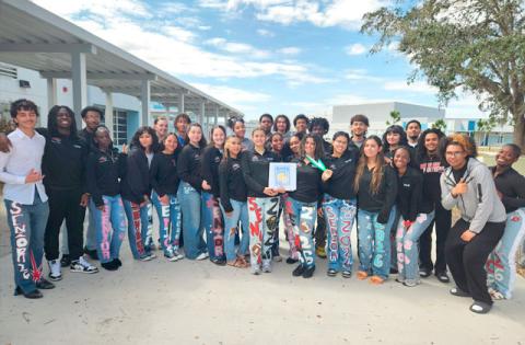 Gateway High School’s Student Senate, the only Student Government association in Osceola County that’s part of the academic curriculum, attended the Florida Association of Student Councils for the first time last month—and came away with the District 3 gold medal. (Photo/Ken Jackson) 