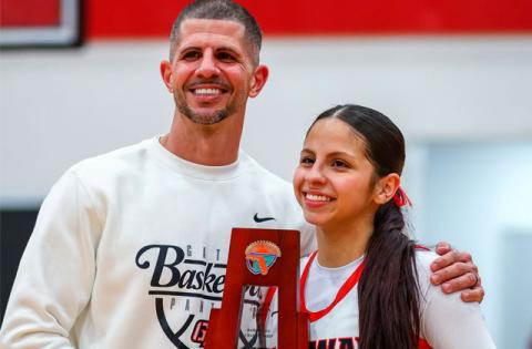 Marinos moving on — while Gateway point Alyssa Marino graduates and moves on to play at Embry-Riddle Aeronautical University, her dad and coach Justin Marino announced Monday he too is stepping away from the Panthers program. (Photo/Taylor McFee)