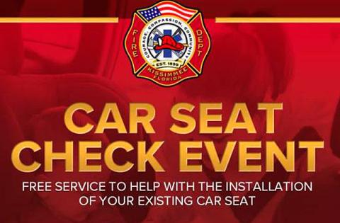 Free Car Seat Check Event — Sept. 23