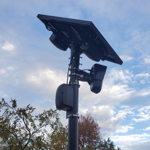 Osceola County Chris Blackmon said Tuesday more than 100 cameras will be turned off. Community mapping data identified 21 ALPRs in Kissimmee limits and 36 in St. Cloud, mostly along the U.S. Highway 192 and John Young Parkway corridors. (Photo/Flock Safety)