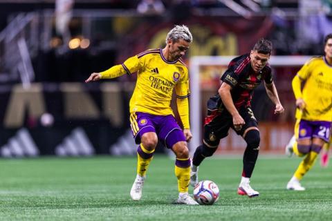 Antoine Griezmann had two goals on the road and helps OCSC win on the road. Photo by Mark Thor Staff photographer for OCSC.