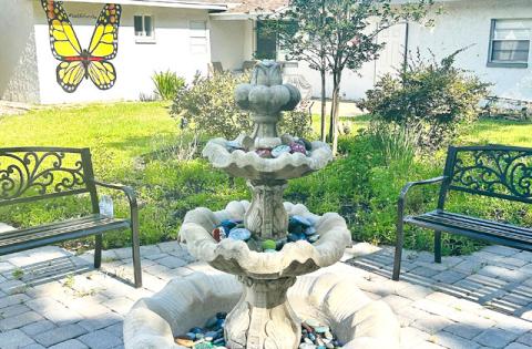 Beyond Pregnancy Care’s butterfly garden. (File Photo)