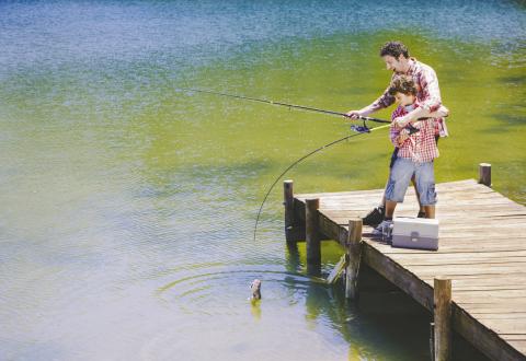 It's Borrow Pit Fishing time for the kids! PHOTO / METRO CREATIVE