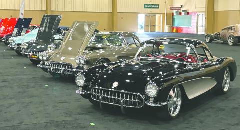 Some of the over 300 Corvettes on consignment with Mecum for auction at Osceola Heritage Park, many of them from the Bachman Collection which gaveled for millions to help the 13-day auction set another record with $441 million in sales. (Photo/Terry Lloyd).