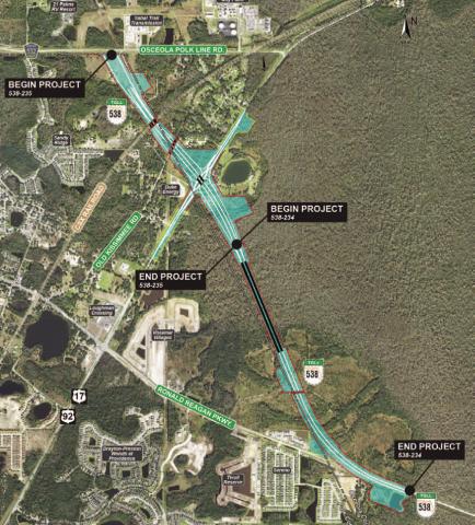 The Central Florida Expressway Authority will start work on a new section of Poinciana Parkway next year. PHOTO/CFX