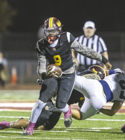 St. Cloud quarterback Jeremiah Lattier, who tossed two touchdown passes in last week’s 14-7 Solider City Classic win over Harmony, can get the Bulldogs their eighth regular season win Friday against his former program, Lake Minneola. (Photo/Taylor McFee)