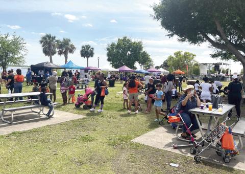 The Kissimmee Kowtown Festival, celebrating the city's 140th birthday at Lakefront Park. PHOTO/DONASIA HARRY