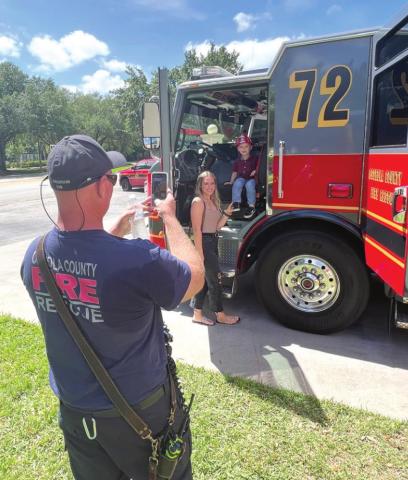 Engines on display! PHOTO/OSCEOLA FIRE RESCUE/EMS