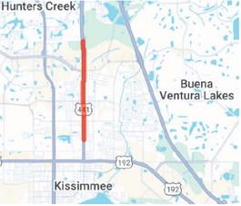 The Florida Department of Transportation (FDOT) is looking for public input into planned improvements for Orange Blossom Trail from Mary Louis Lane near the former Tupperware headquarters south to Old Dixie Highway, including the Donegan Avenue intersection. (Graphic/FDOT)