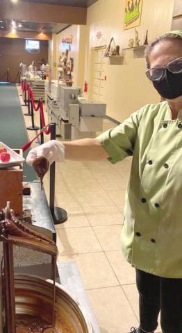 Chocolate Kingdom also offers hands-on, chocolate-making activities and classes.