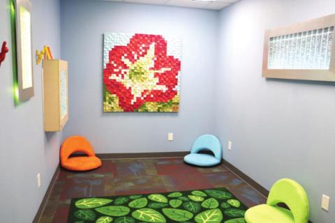 The St. Cloud Veterans’ Memorial Library’s Sensory Room debuts at an event Saturday morning. PHOTO/OSCEOLA LIBRARY SYSTEM