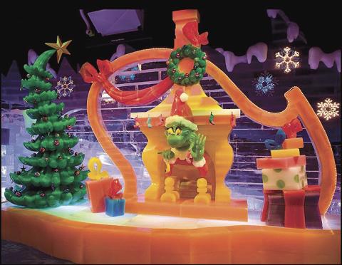 ICE! returns to the Gaylord Palms resort this November after a two-year hiatus, with frozen sculptures from Dr. Seuss’ “How the Grinch Stole Christmas.” PHOTO/GAYLORD PALMS