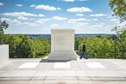 Arlington Cemetery will mark the 100th anniversary of the Tomb of the Unknown Soldier with a special tribute Nov. 9-10. PHOTO/ELIZABETH FRASER,DOD