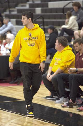 St. Cloud boys basketball coach Tommy Billiteri led an amazing turnover for the Bulldogs on the hardwood in his first season. PHOTO/ THRUJOHNSLENS