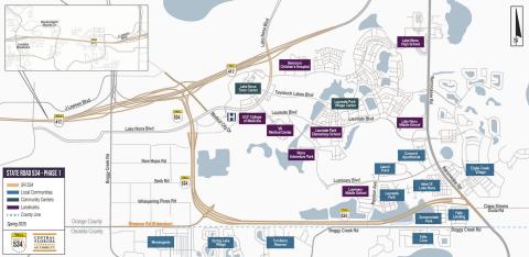 The Central Florida Expressway Authority plans to start construction on Phase 1 of the new State Road 534 toll road in the Spring of 2027. (Graphic/CFX)